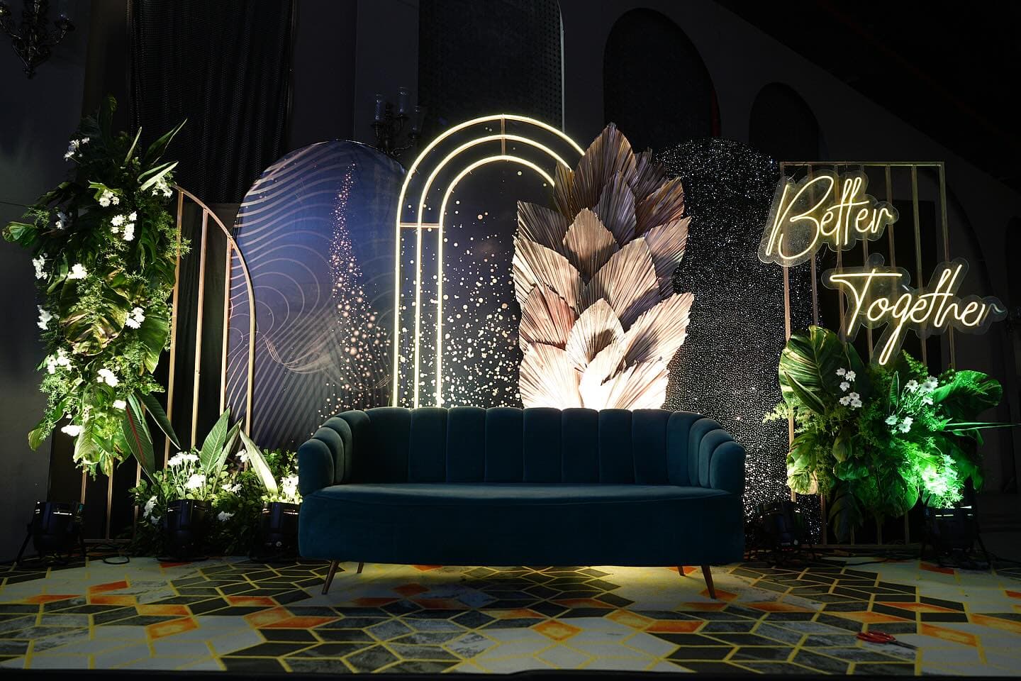 Engagement Ceremony Setup